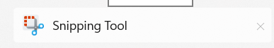 snipping tool
